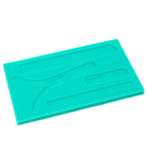 Zippers Silicone Mould - Click Image to Close